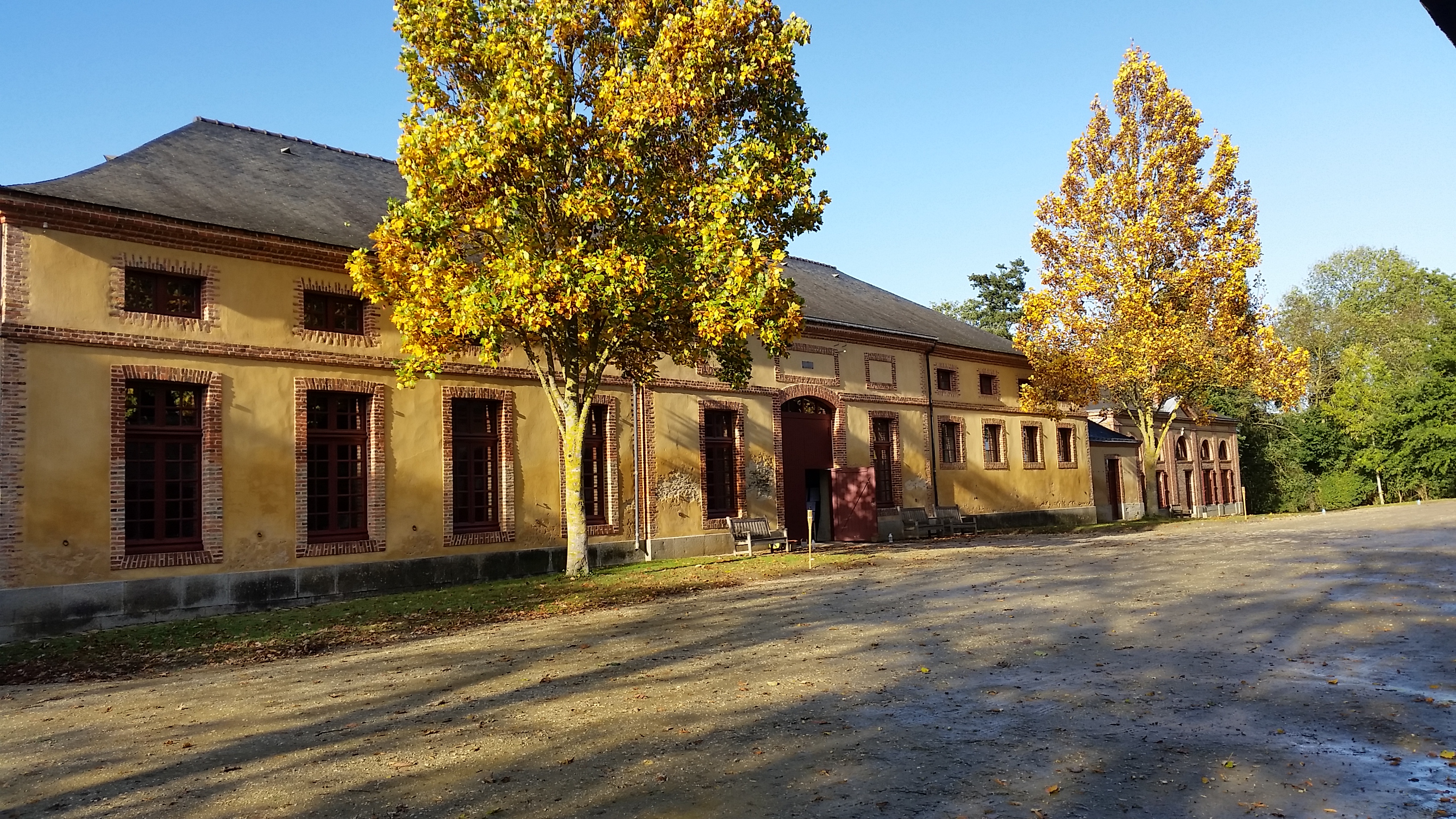 le grand manège les anciennes écuries du château